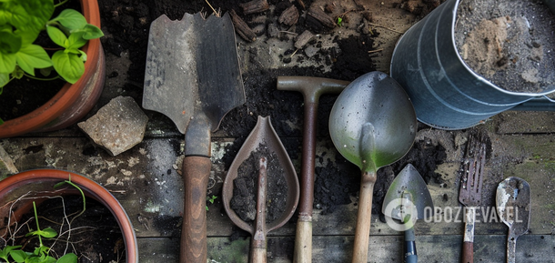You do not have to throw them away: how to clean rusty garden tools