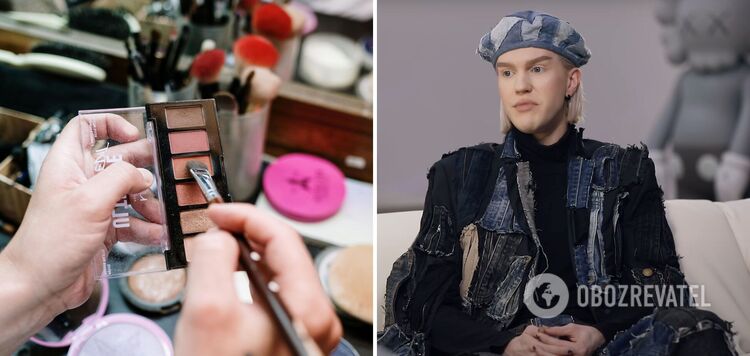 Makijażysta gwiazd Jehor Andriuszin uznany za najbardziej wymagającego ukraińskiego piosenkarza. Zdjęcia celebrytki przed i po makijażu