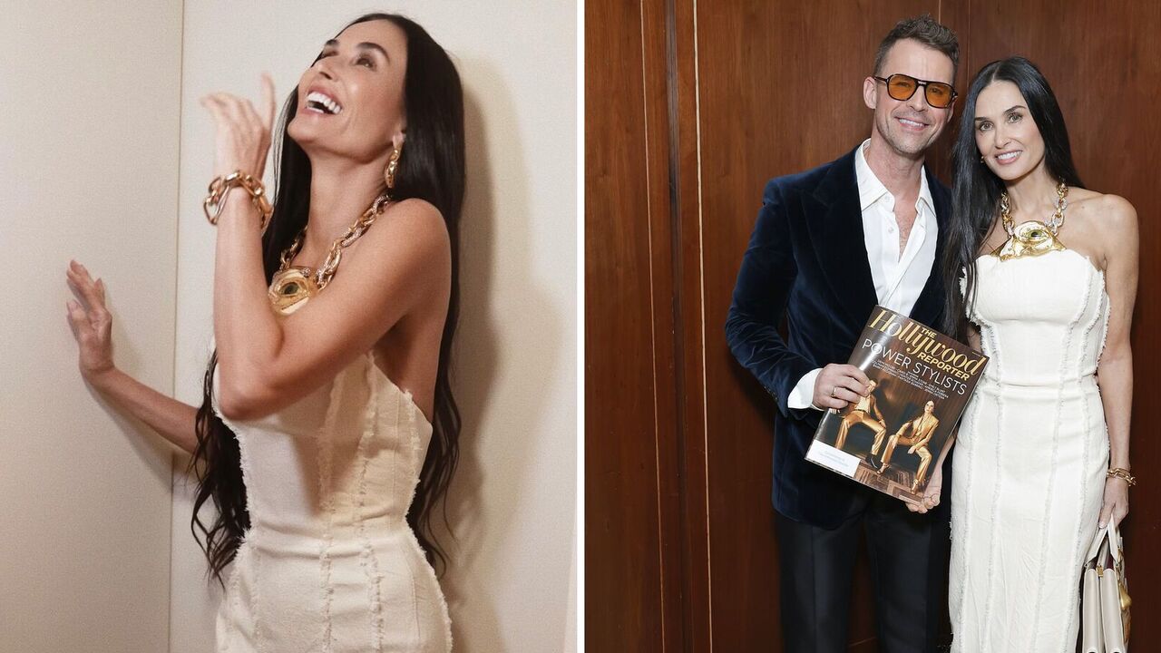"Czy ona śpi w zamrażarce?". 61-letnia Demi Moore oszołomiła swoim wyglądem w obcisłej sukience midi