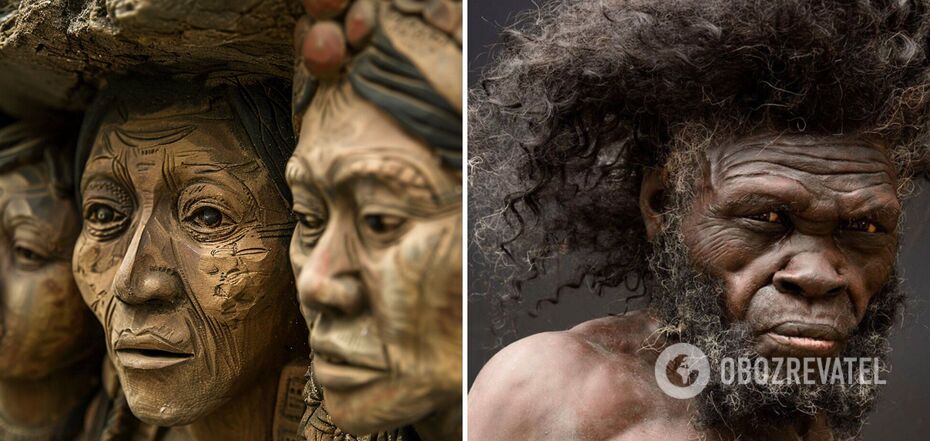 What ancient people looked like and how they differ from modern ones. Photo