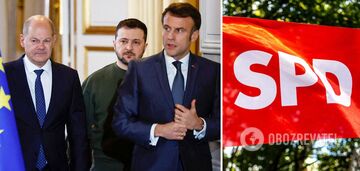 'This is dangerous for Ukraine': the Chancellor's party commented on the conflict between Scholz and Macron