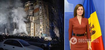 Ukraina pilnie potrzebuje dodatkowej pomocy: Sandu skomentował rosyjski ostrzał Odessy