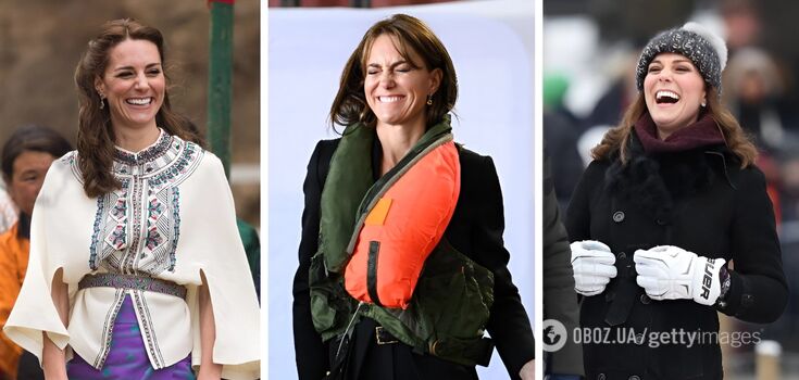 Will make anyone laugh: a selection of funny cases when Kate Middleton could not contain her emotions. Photo