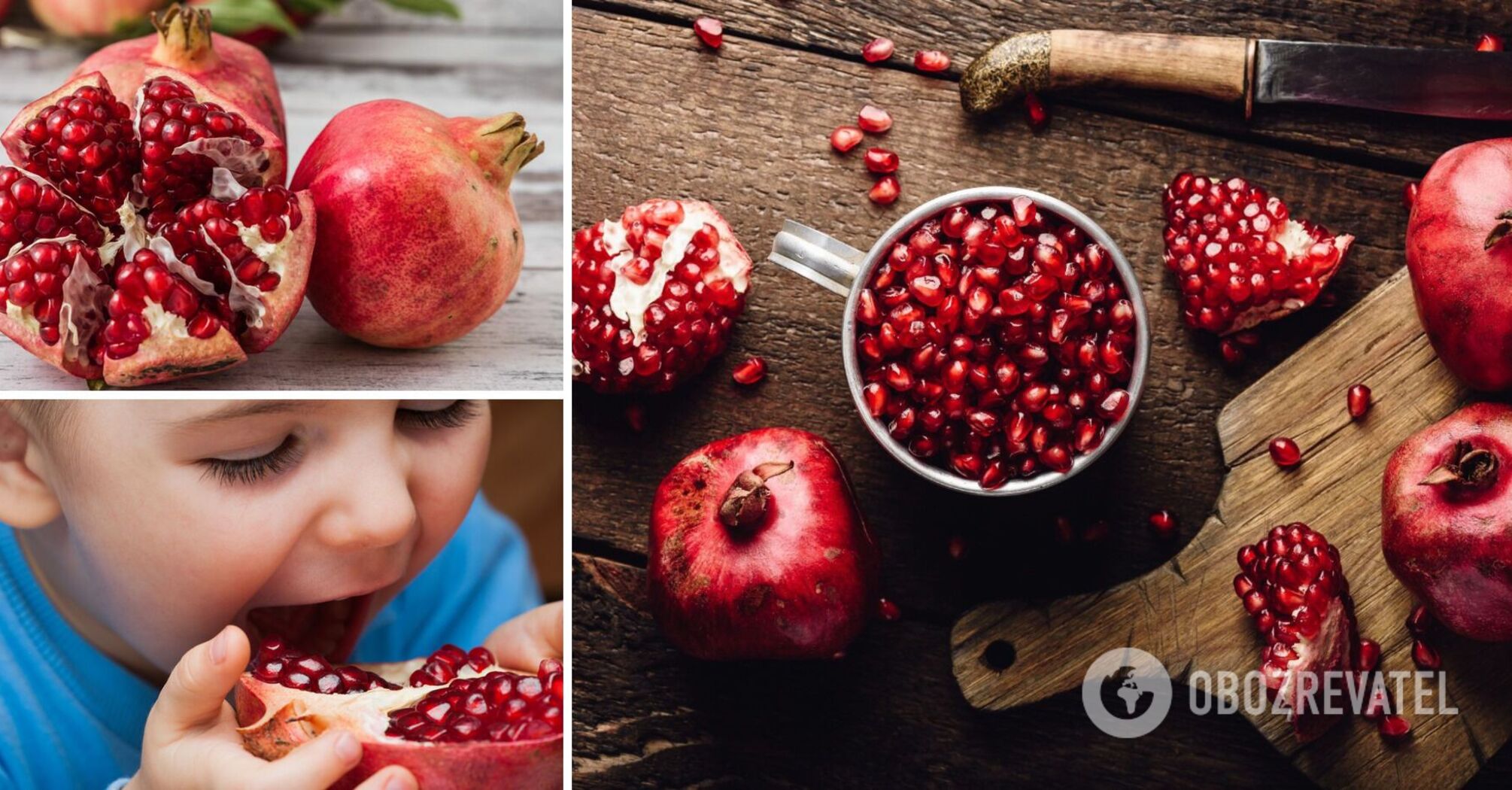 How to peel a pomegranate quickly: kids will love it