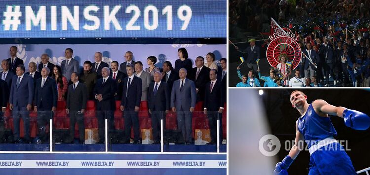 Putin musiał wstać i stanąć do ukraińskiego hymnu. Główny trener ukraińskiej drużyny bokserskiej wypowiedział się na temat incydentu na Igrzyskach Europejskich