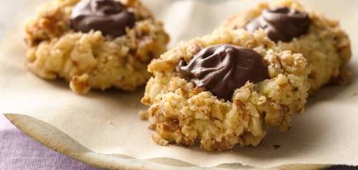 Simple cookies with Nutella: ready in 15 minutes