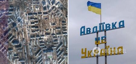 Zniszczenia w Awdijiwce