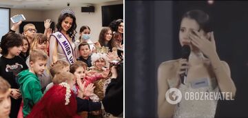 Ukraina wśród 10 najlepszych projektów charytatywnych Miss World 2023: Sofia Szamia płakała, mówiąc o dzieciach wojny