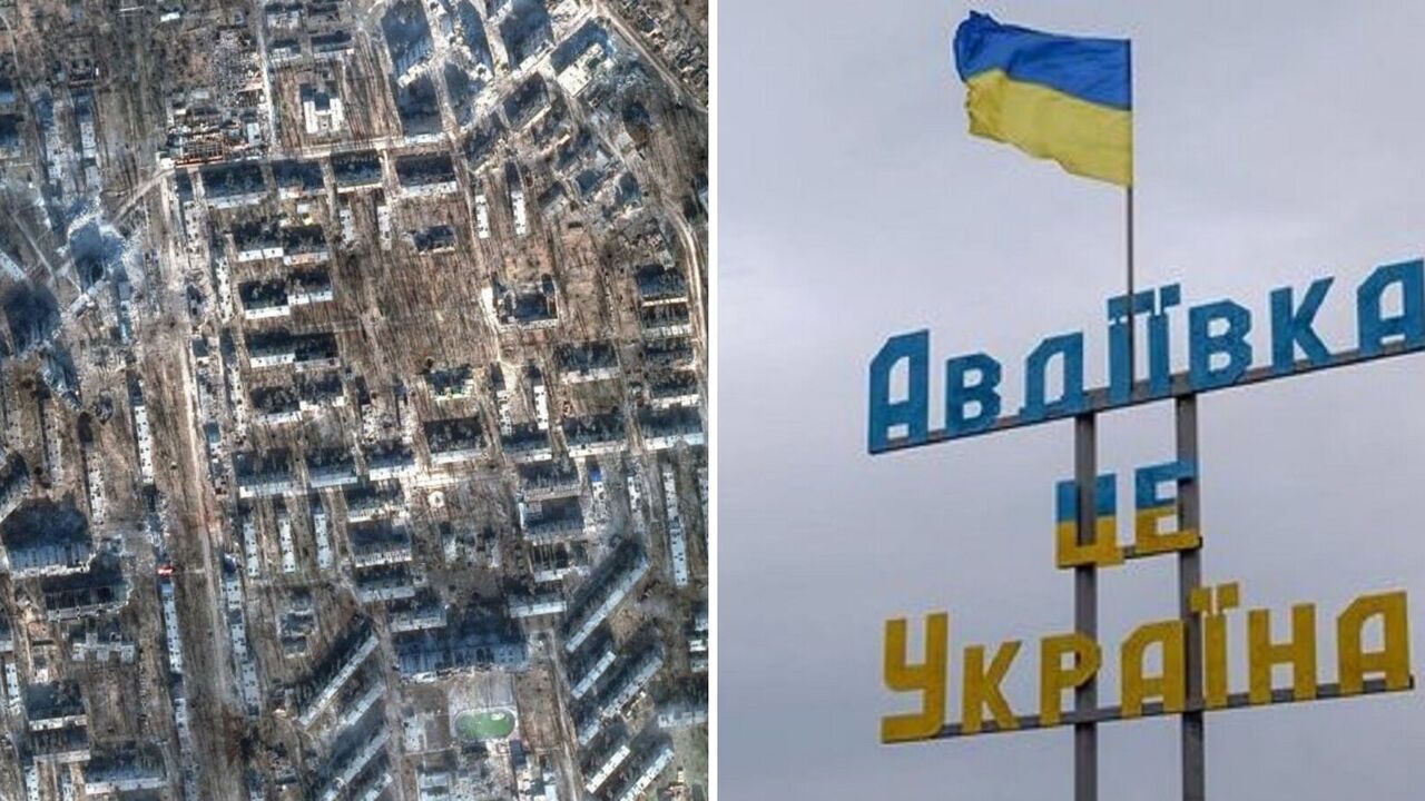 Destruction in Avdiivka