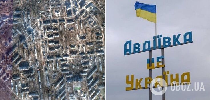 Destruction in Avdiivka
