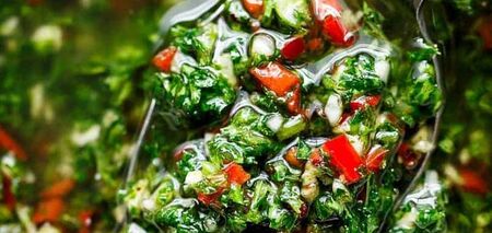 Universal chimichurri sauce: for meat, fish and salads