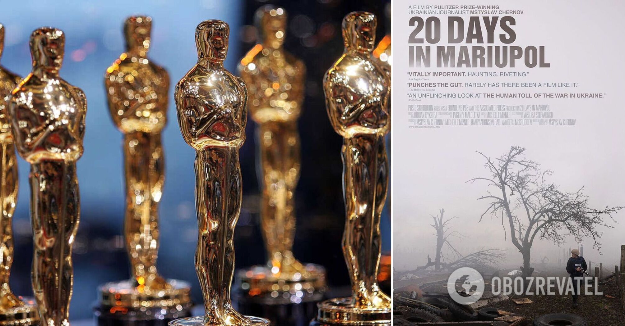 Oscar 2024: bookmakers estimate the chances of winning the Ukrainian film 20 Days in Mariupol