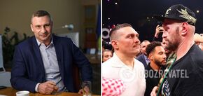 'For the whole of Ukraine. You will be disqualified.' Klychko speaks out on Usyk-Fury fight