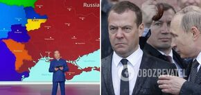 'Zamach' nie tylko na Ukrainę: ISW wyjaśnia, co kryje się za wypowiedziami Miedwiediewa o celach terytorialnych Rosji