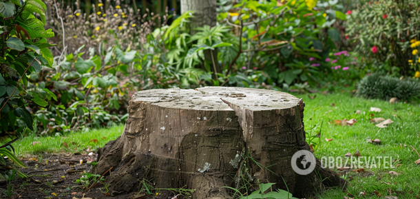 How to get rid of stumps in the garden without physical effort: a simple method