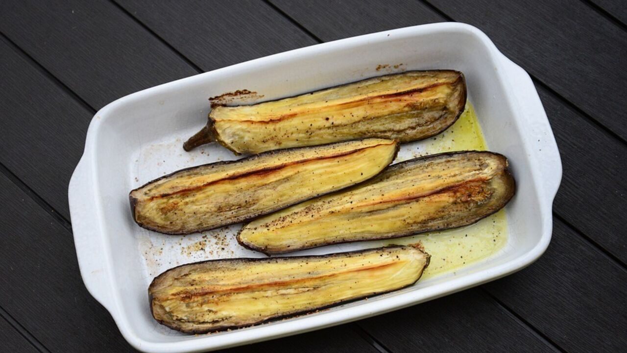 Baked eggplants
