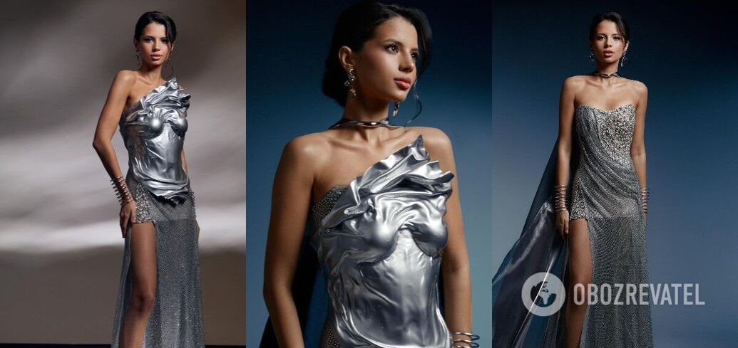 Stalowa dama. Ukrainka prezentuje swoją główną suknię wieczorową na Miss World 2023, która zmieniła ją w wizerunek 'Ojczyzny'