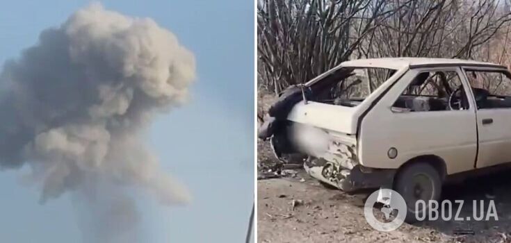One of the organizers of the pseudo-elections was blown up in occupied Berdiansk. Video