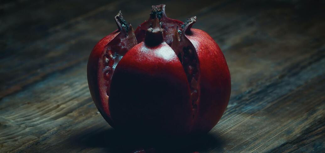 Ripe pomegranate