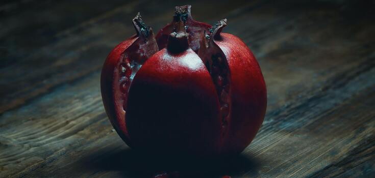 Ripe pomegranate