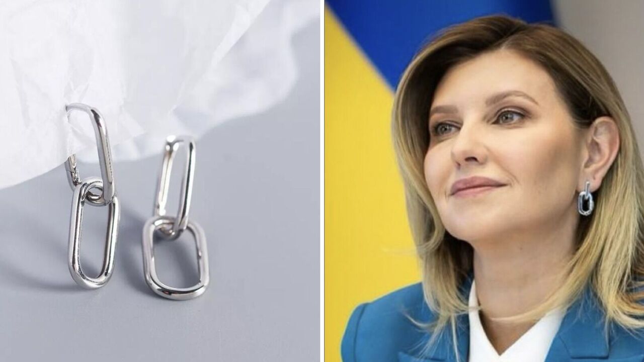 Olena Zelenska's earrings were called the hit of summer 2024. Photo
