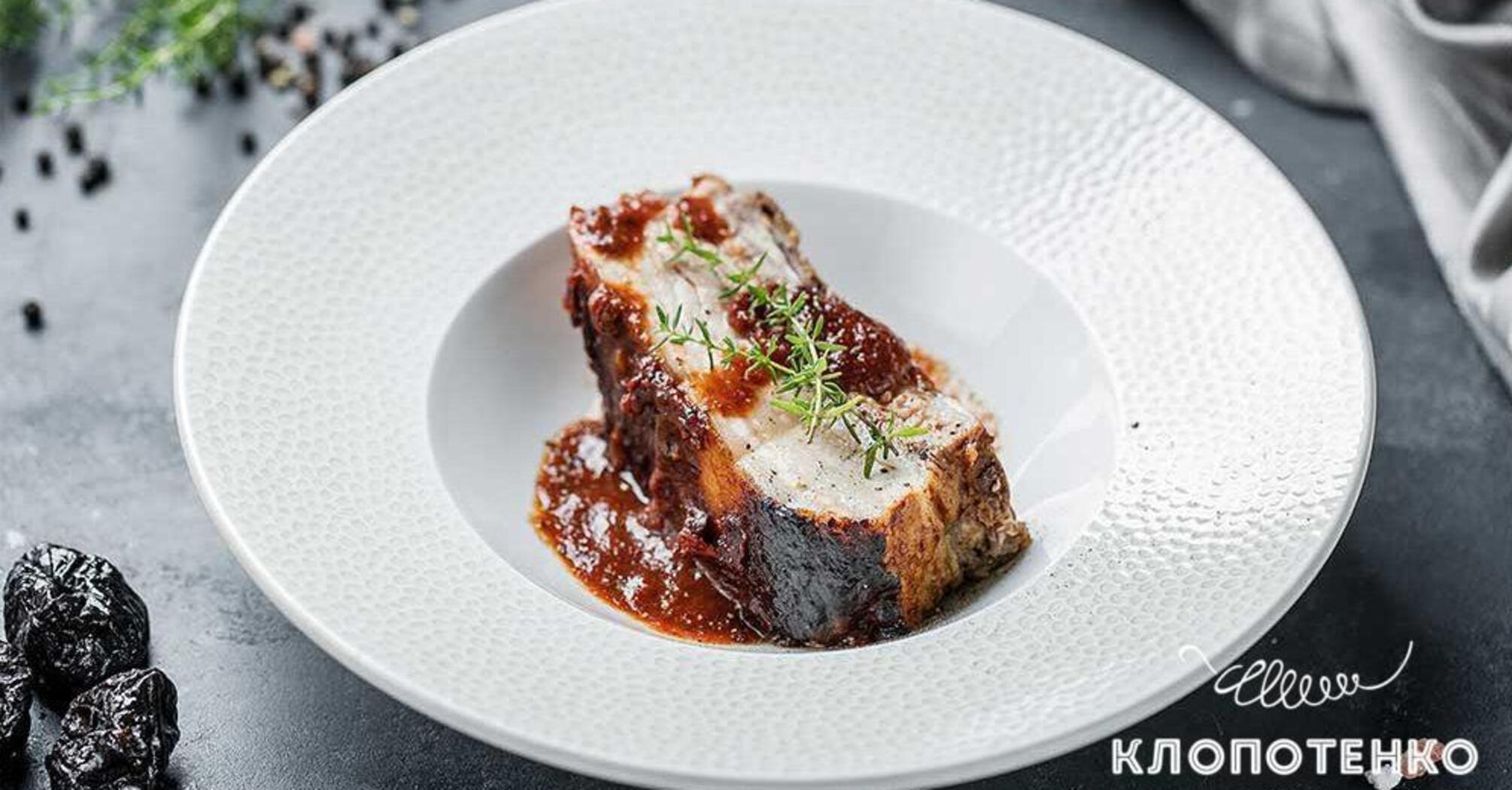 Finished dish with sauce