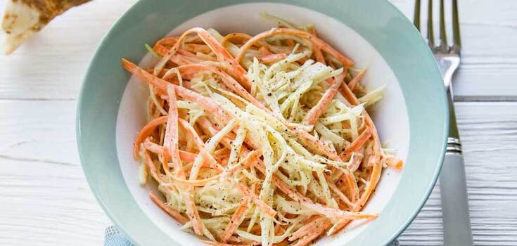 Tasty and healthy salad