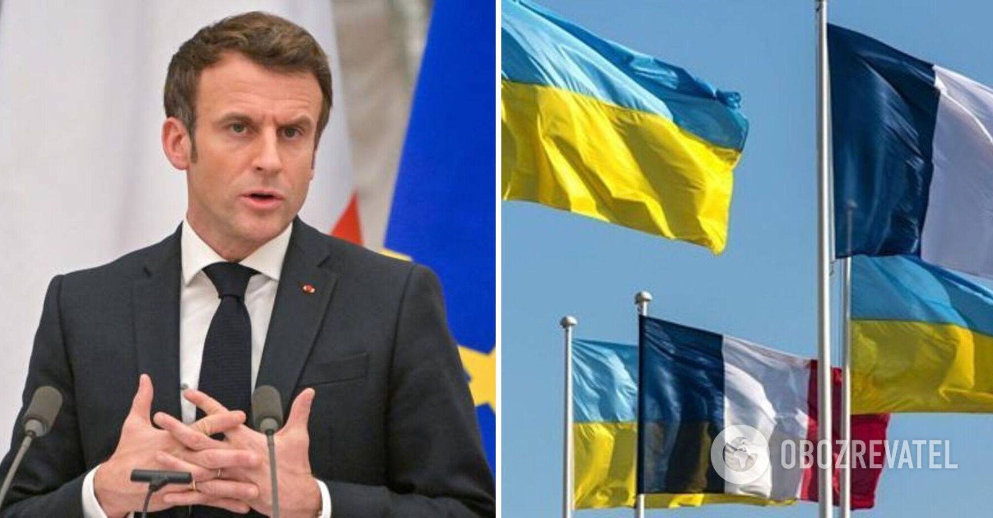 Macron chce omówić możliwość wysłania francuskiego wojska na Ukrainę