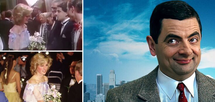 Video of Princess Diana's meeting with "Mr. Bean" in 1984 touched the network