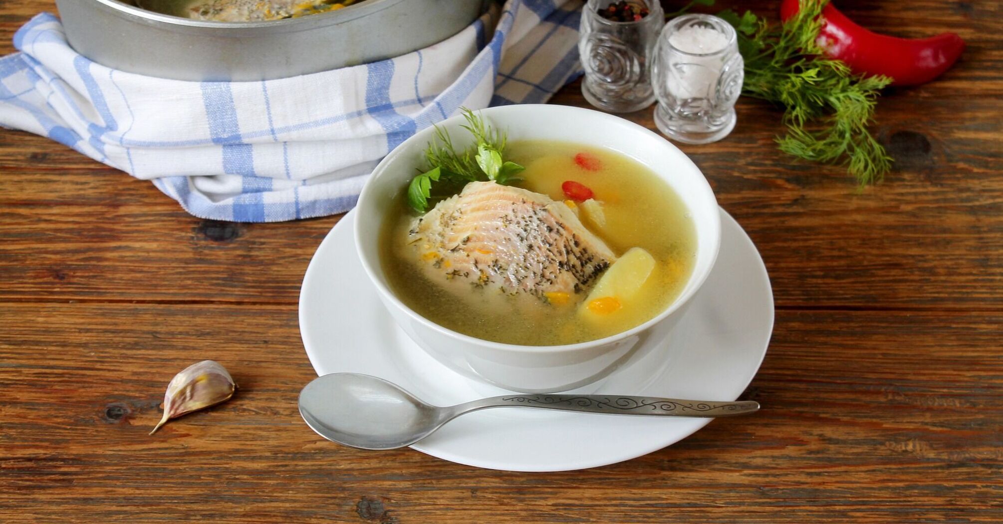 Delicious fish soup