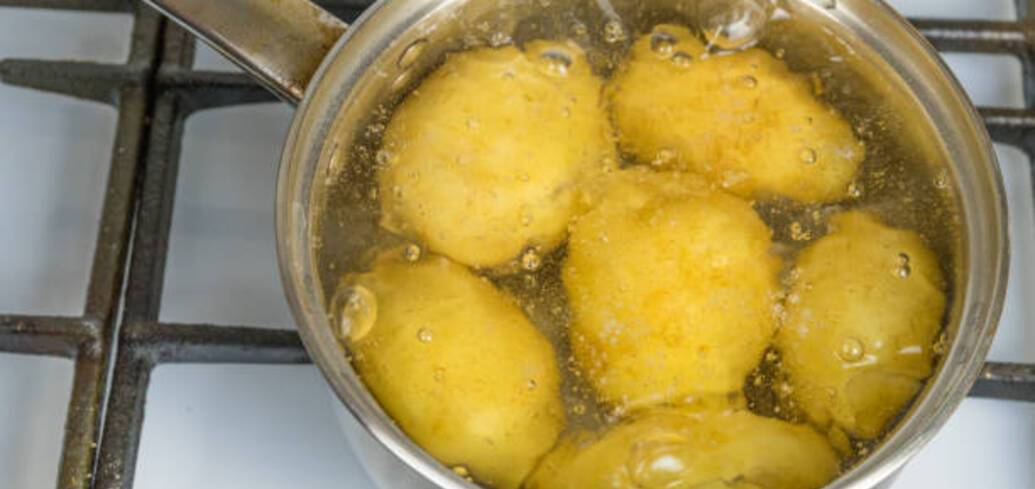 Boiled potatoes