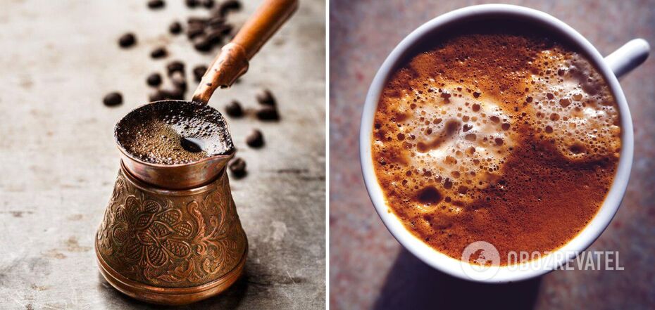 How to brew coffee in a Turk