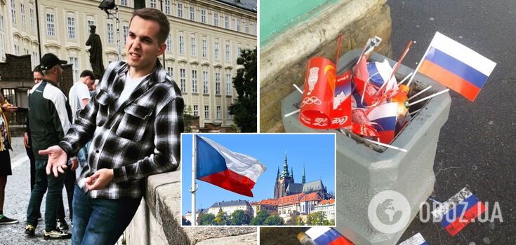 In Prague, a Russian man argued with Ukrainians, claiming that his people are not to blame for anything, but he could only resort to insults
