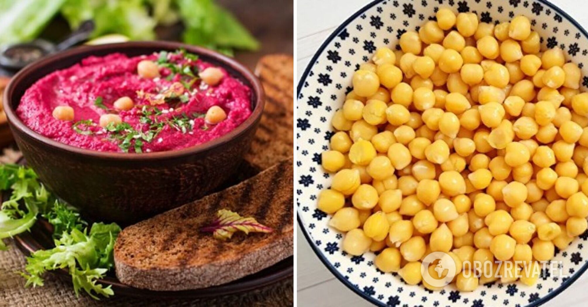 How to make chickpea and beetroot hummus: a recipe for an appetizer, spread and sauce at the same time