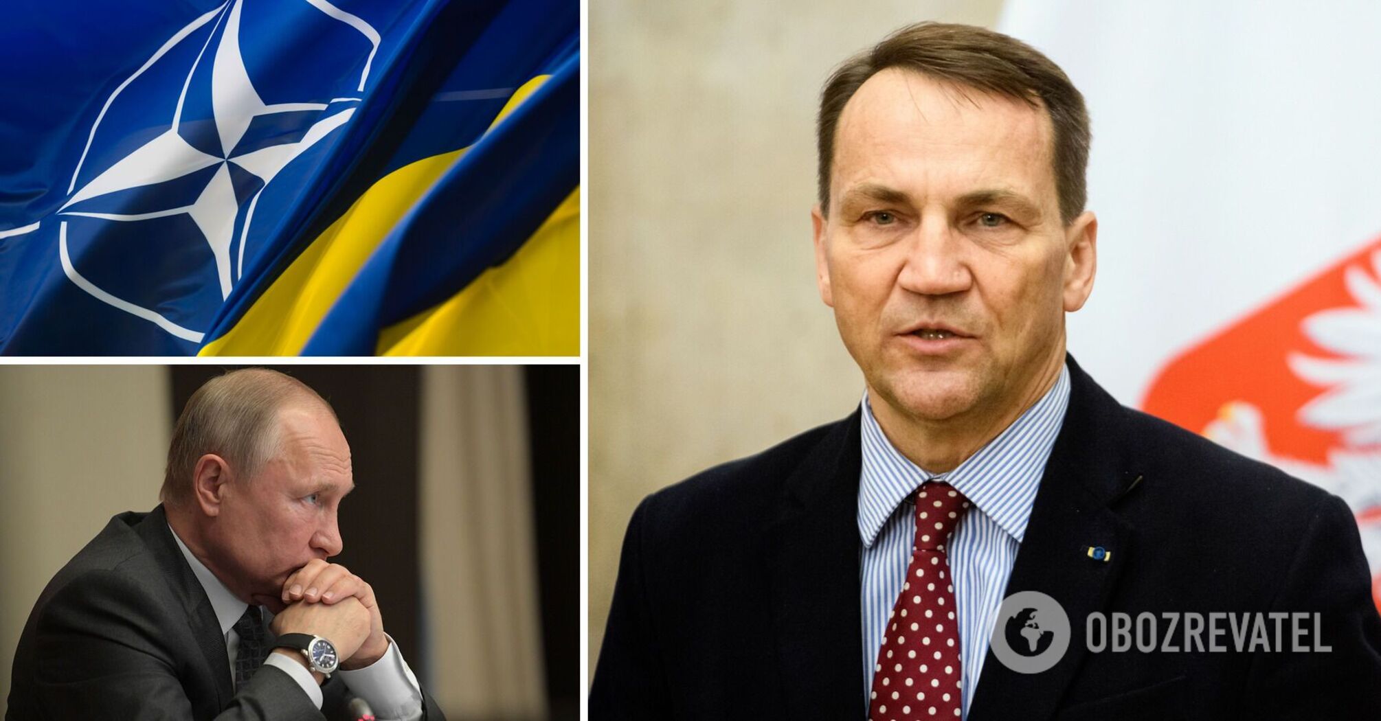 "Putin should be afraid of us": Polish Foreign Minister Sikorski says the presence of NATO troops in Ukraine is not something unthinkable