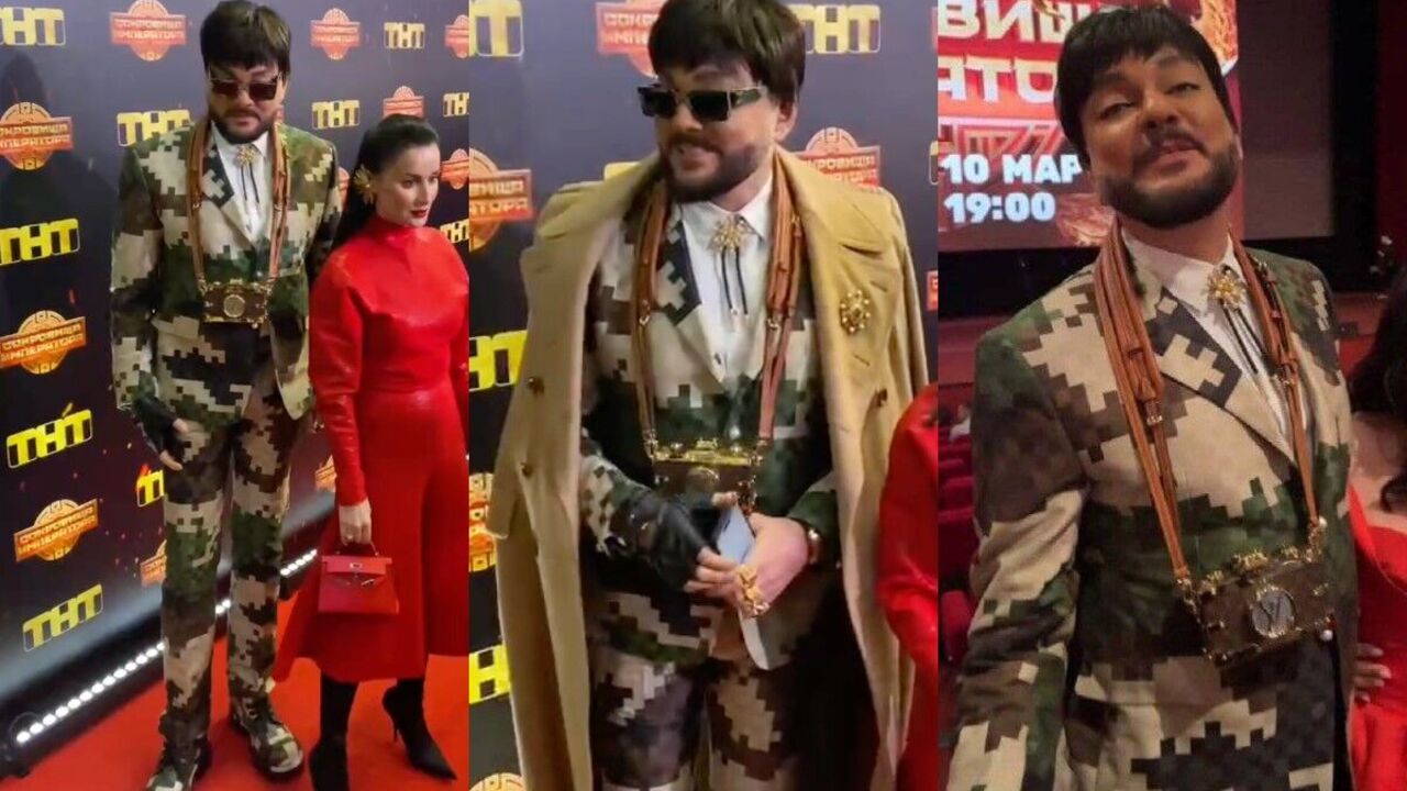 After a trip to the occupied Donbass, Kirkorov put on Louis Vuitton camouflage and became a laughingstock. Photo