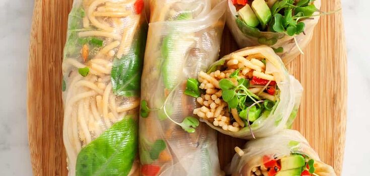 What to make homemade spring rolls from: an option for a light seasonal snack