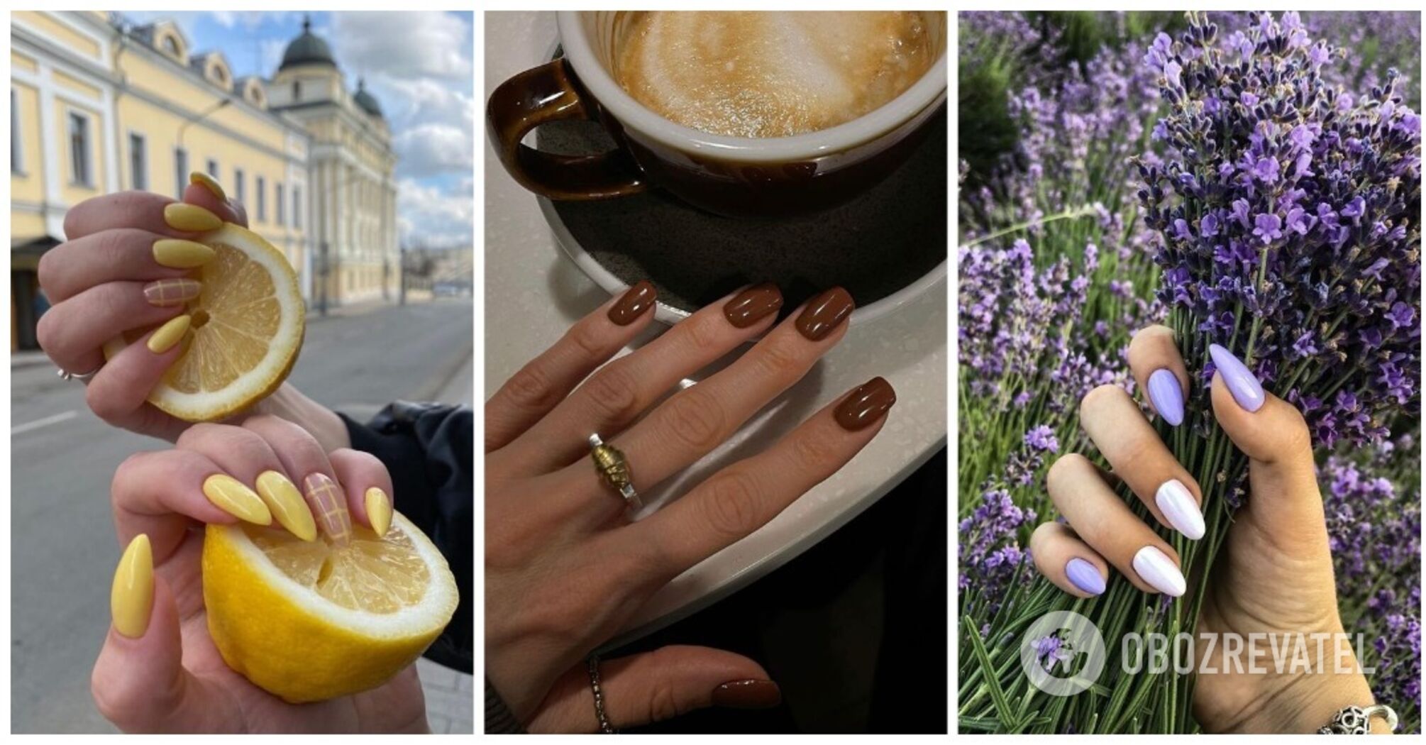 April manicure. 5 nail colors for different moods