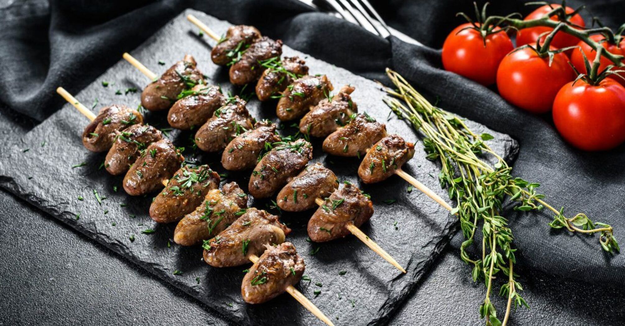 The recipe for kebabs