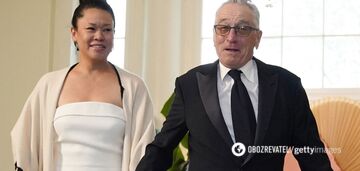 He is 80, she is 45. Robert De Niro appeared at a luxury dinner with his girlfriend