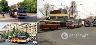 Kijowskie trolejbusy w latach 90.