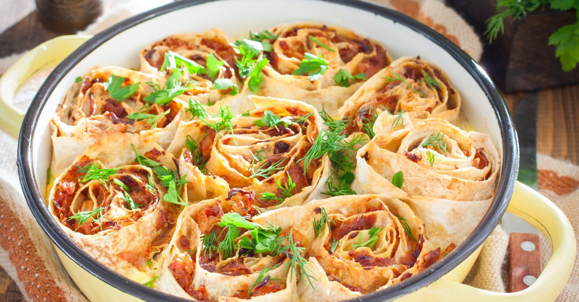 Pie with filling