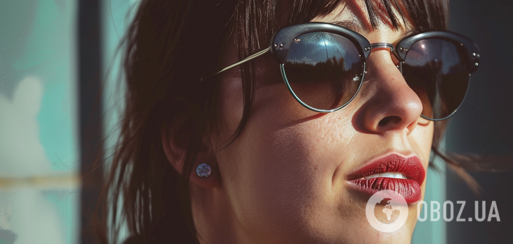 How to make sunglasses not spoil your makeup: an easy way