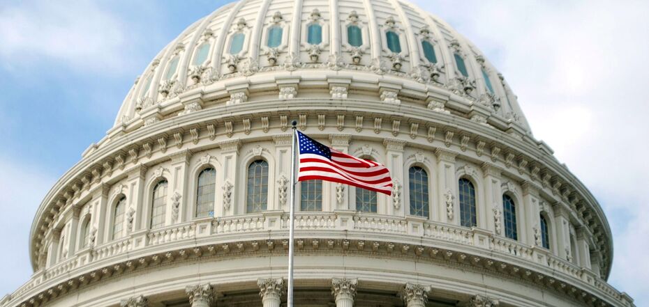 The building of the United States Congress