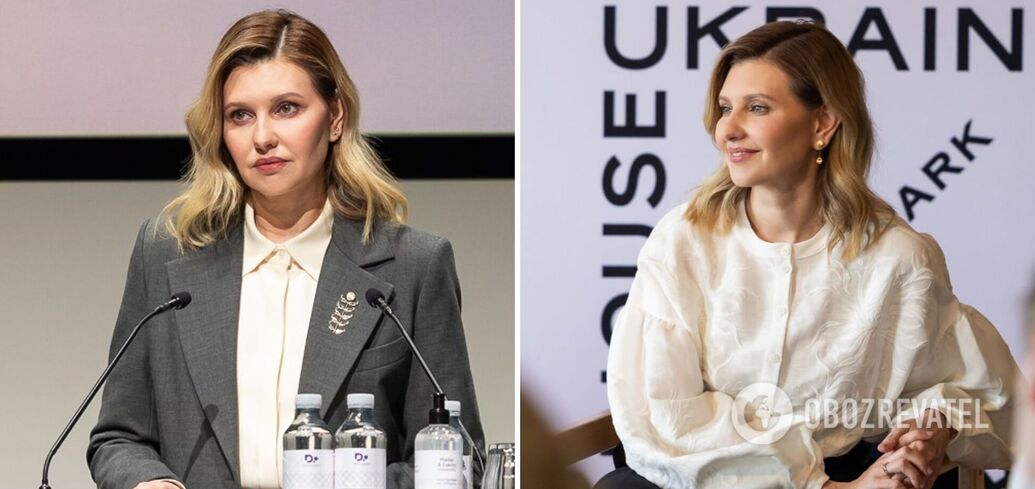 Na poziomie królowej. Ołena Zełenska podczas wizyty w Danii pokazała dwie stylowe stylizacje - modne spodnie na 2024 rok