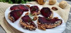 Restaurant beet appetizer for a penny: tastier than a salad