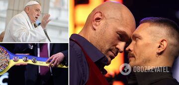 "Little rat": the Pope's reaction to the Usyk – Fury fight became known