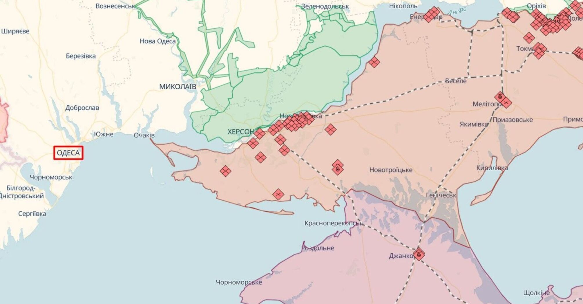 Explosions and smoke rise in Odesa