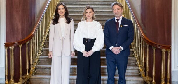 Sekret luksusowego wyglądu Zełenskiej w Danii zostaje ujawniony: co symbolizuje biel i dlaczego pierwsza dama nosiła spodnie pałacowe?