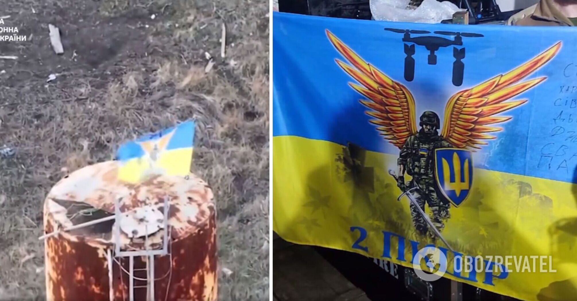 Obrońcy naszego kraju umieścili flagę